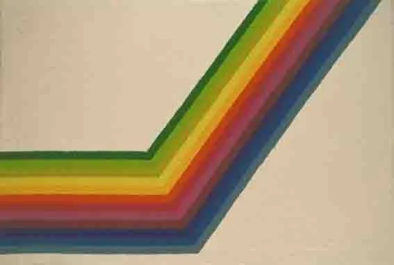 RAINBOW DESIGN 5 by Patrick Scott, woven rug by Voske Joyce for Kilkenny Design Workshops, sold Nov 2002