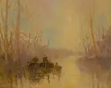 Norman J. McCaig, BARGES ON THE LAGAN