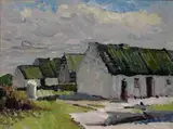 Charles Vincent Lamb, GREEN ROOFED COTTAGE AND FARM BUILDINGS