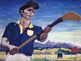 Harry Kernoff, MICK MACKEY AT FITZGERALD PARK, KILLARNEY, COUNTY KERRY