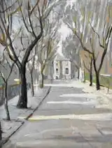 Kitty Wilmer O'Brien, LEESON PARK (IN SNOW)