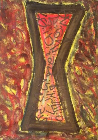 Michael Mulcahy, KEYHOLE (SERIES OF 6 PAINTINGS), oil on paper