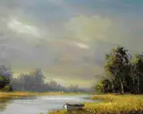 Norman J. McCaig, EVENING ON THE SHANNON