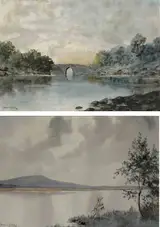 Douglas Alexander, BRIKEEN BRIDGE,KILLARNEY, and A CONNEMARA LAKE (A PAIR)