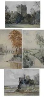 Douglas Alexander, FOUR VIEWS INCLUDING BLARNEY AND BLACKROCK CASTLES, COUNTY CORK