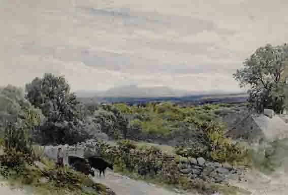 MUCKROSS, KILLARNEY by Charles Rowbotham, watercolour and bodycolour, offered Nov 2002