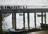 Henry Robertson Craig, SPECTATORS ON A BRIDGE, PORTIMAO, ALGARVE