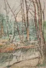 William Conor, HUNTSMEN IN THE WOODS