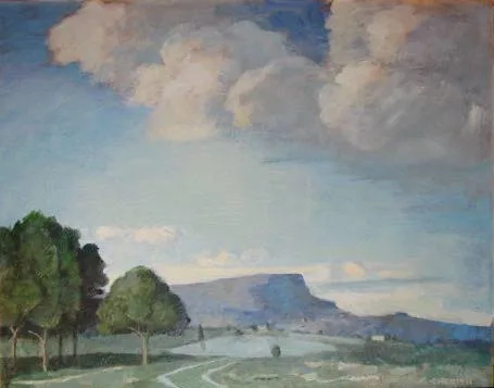 Cherith McKinstry, BEN BULBEN, oil on canvas