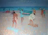 Desmond Carrick, AN OVERCAST DAY, BURRIANA BEACH, NERJA