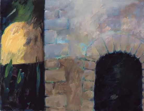 John Philip Murray, LOOKING BENEATH, oil on paper