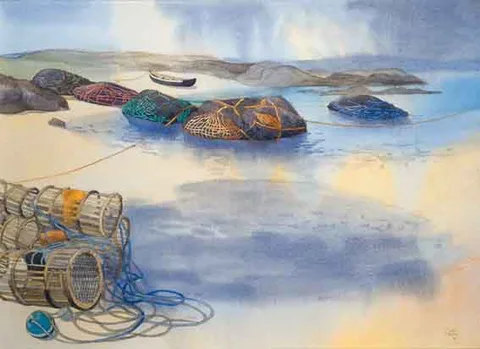 Clare Cryan, HARVEST, watercolour