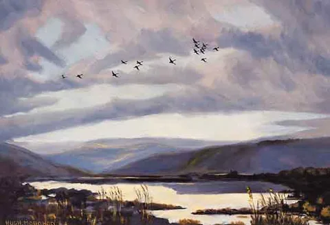 Hugh Monahan, BRIEN GHENT, MANCHESTER, oil on board