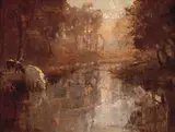 James Humbert Craig, LAGAN BY MOONLIGHT (CATTLE WATERING)