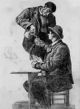 Daniel Maclise, STUDY FOR A PAINTING (TAVERN SCENE)