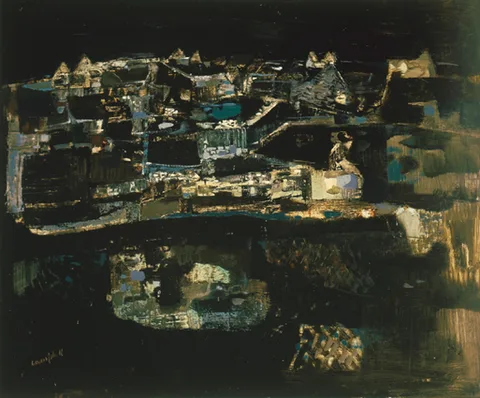 George Campbell, CONNEMARA, oil on board