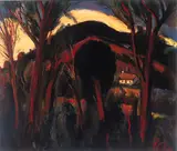 Peter Collis, IRISH COTTAGE IN THE WOODS