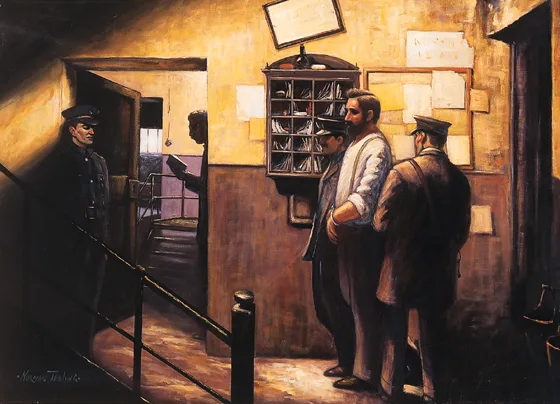 Norman Teeling, ROGER CASEMENT SHORTLY BEFORE HIS EXECUTION, oil on canvas