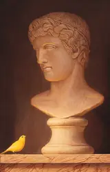 Brian McCarthy, ROMAN BUST WITH A YELLOW BIRD