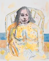 J.P. Donleavy, WOMAN IN YELLOW DRESS