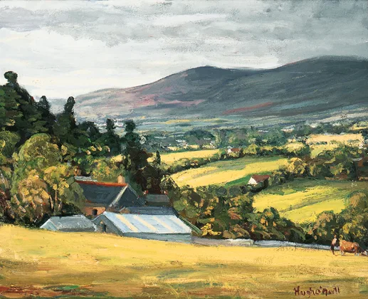 ST PATRICK'S COUNTRY, CO. DOWN by Hugh O'Neill, oil on canvas, offered Oct 2000