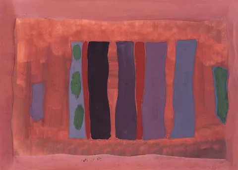 Tony O'Malley, GOUACHE, ST. MARTIN'S, 1975, gouache on paper