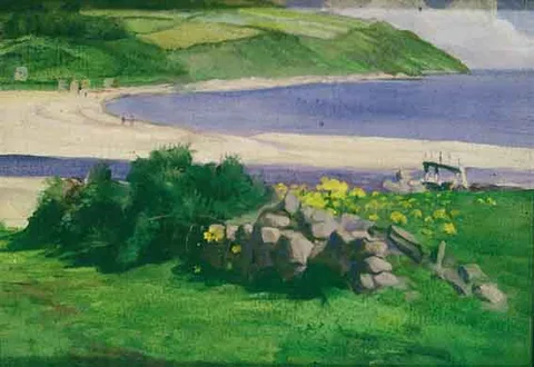 Samuel C. Taylor, CUSHENDALL, oil on canvas board