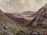 James Humbert Craig, VIEW OF A RIVER WINDING THROUGH VALLEY