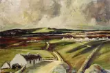 Daniel O'Neill, LANDSCAPE WITH COTTAGES