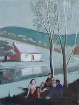 Cecil Ffrench Salkeld, FIGURES IN MOONLIGHT, WICKLOW