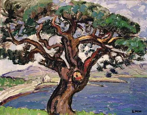 Letitia Marion Hamilton, TREE, oil on canvas
