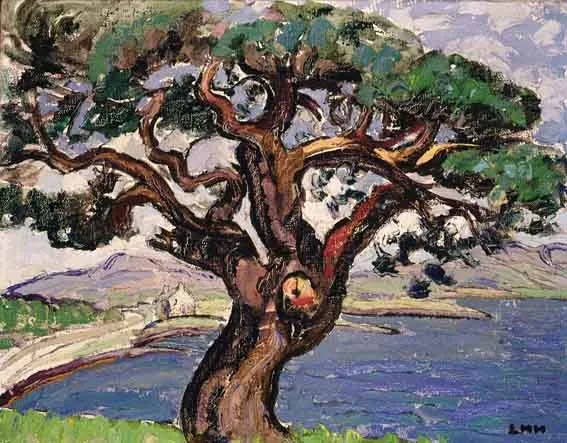 TREE by Letitia Marion Hamilton, oil on canvas, sold May 2002