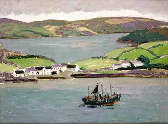 KINSALE by Letitia Marion Hamilton, oil on board, sold May 2002