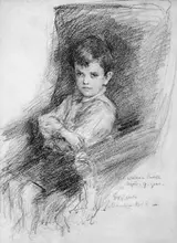 John Butler Yeats, WALLACE RUSSELL, AGED 9 YEARS