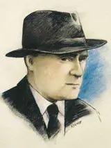Harry Kernoff, PORTRAIT OF FLANN O'BRIEN