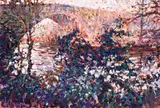 Arthur K. Maderson, UNDER LISMORE BRIDGE, NOVEMBER EVENING