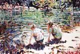 Arthur K. Maderson, TOP OF THE FALLS-STUDY, CIRQUE DE NATURELLES MIDI-FRANCE