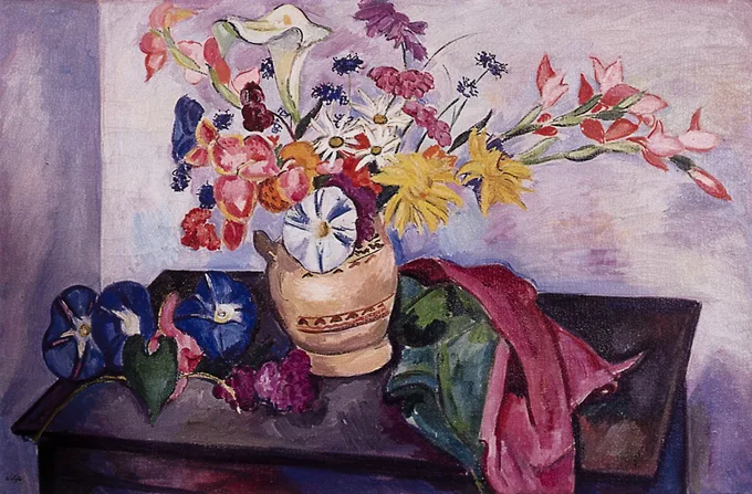 MORNING GLORY by Edward Wolfe, oil on canvas, offered Jun 2000