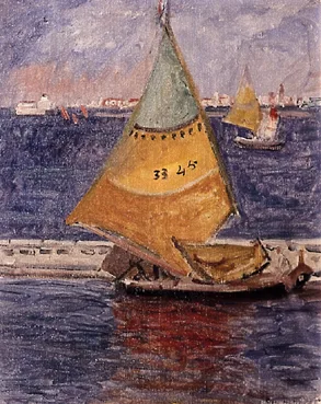 CHOGGIA, VENICE by Grace Henry, oil on board, sold Jun 2000