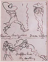Jack Butler Yeats, HAVING DISGUISED I AM USHERED IN