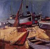 John Skelton, FISHING BOATS, KILKEEL, CO. DOWN