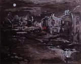 Gladys Maccabe, A VILLAGE AT NIGHT