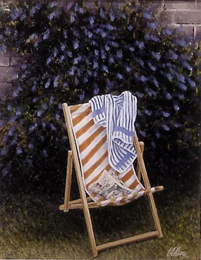 Dee Crowe, GONE FOR A PINT, oil on canvas