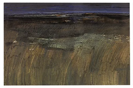 REEDS CONNEMARA by George Campbell, oil on board, sold Mar 2000