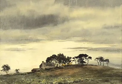 AFTER THE STORM by Frank Egginton, watercolour, sold Mar 2000