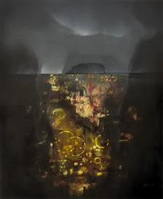 George Walsh, TREASURE OF A CHIEFTAN, oil on canvas
