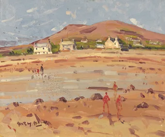 SUMMER DAY by Henry Healy, oil on board, offered Mar 2000