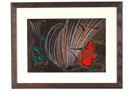 Antoni Sulek, Untitled abstract, mixed media on paper