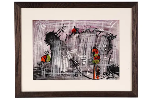 Antoni Sulek, Untitled abstract, mixed media