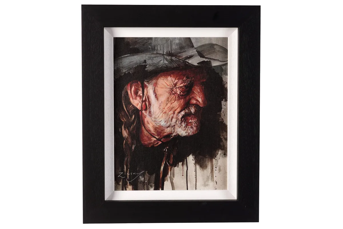 Zinsky, Willie Nelson, highlighted print